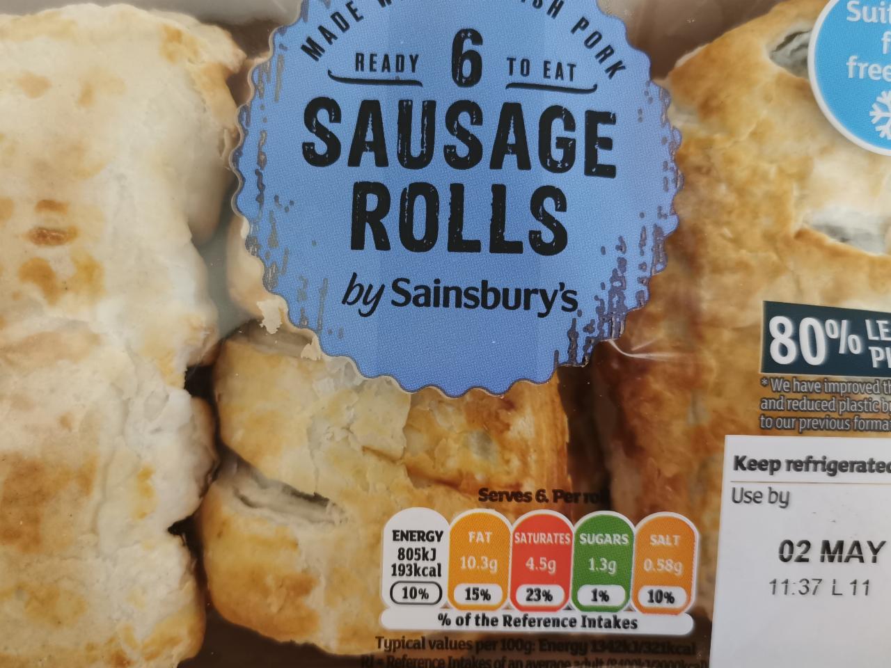 Fotografie - 6 Sausage Rolls by Sainsbury's