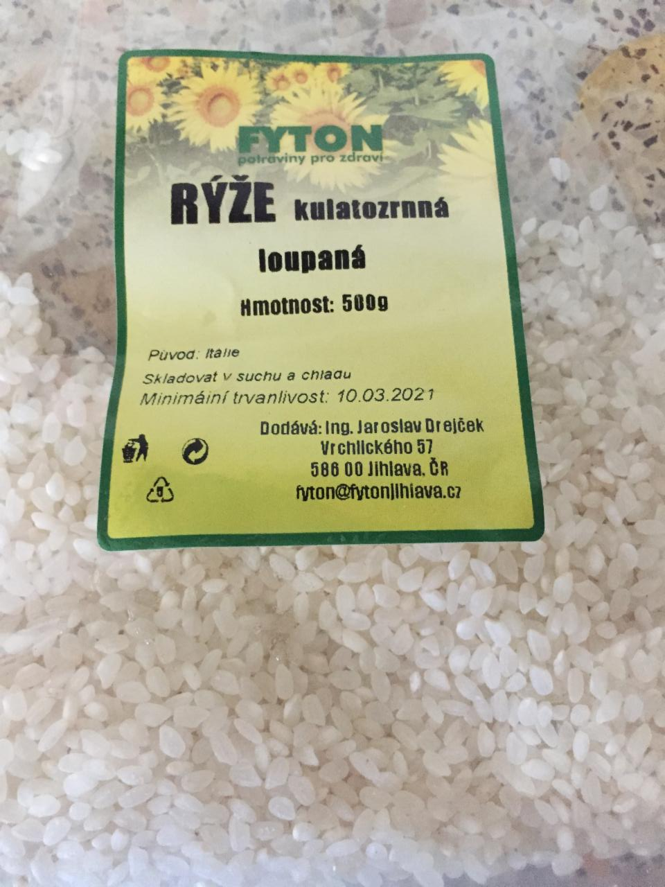 Fotografie - Rýže kulatozrnná loupaná Fyton