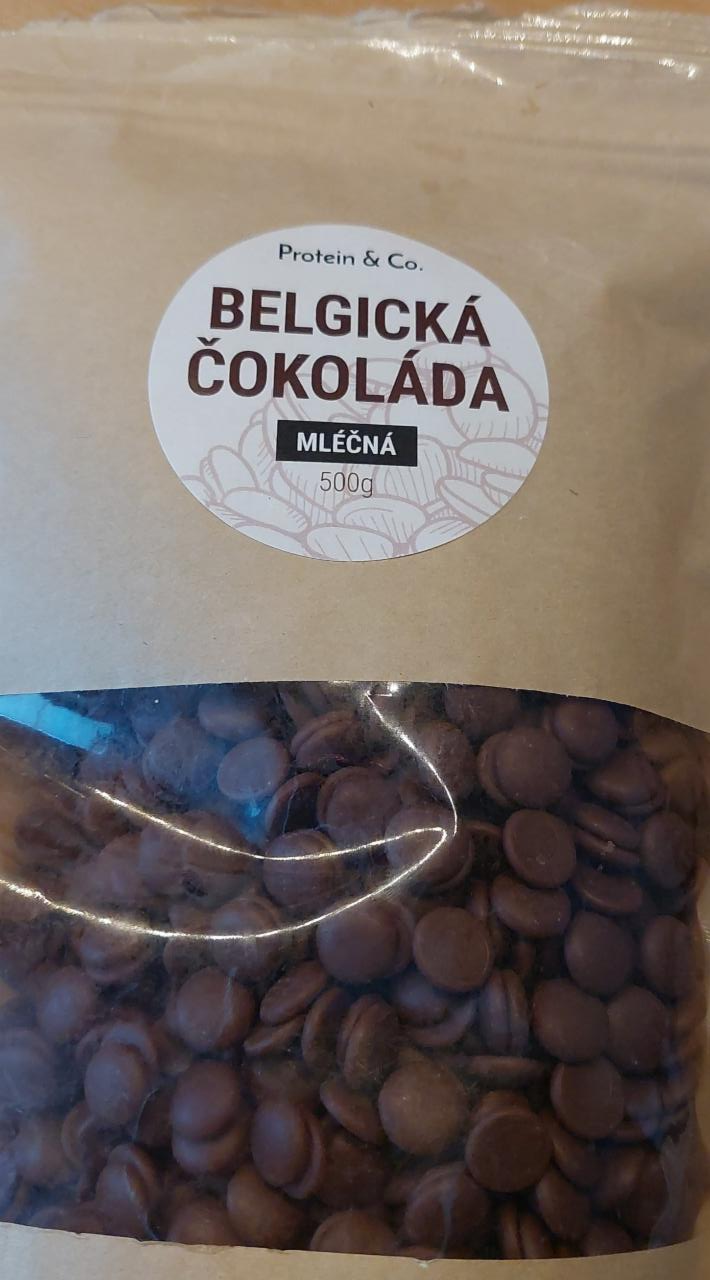 Fotografie - Belgická čokoláda mléčná Protein & Co.