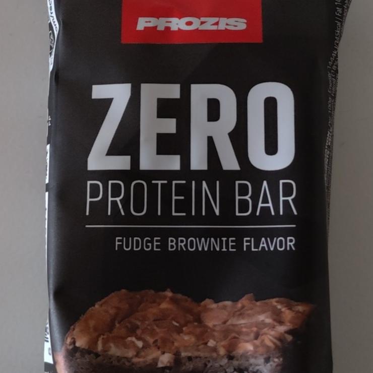Fotografie - ZERO Protein bar Fudge Brownie flavor Prozis