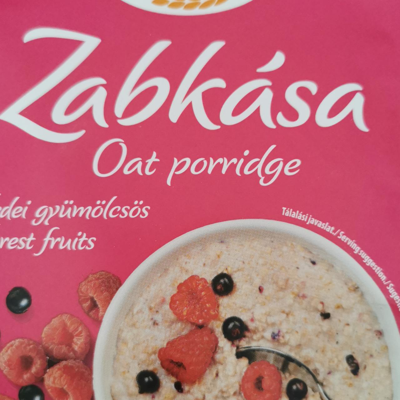 Fotografie - Zabkása Oat porridge Forest fruits Cerbona
