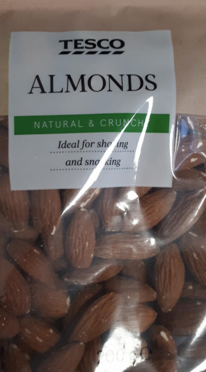 Fotografie - Almonds Natural & Crunchy Tesco