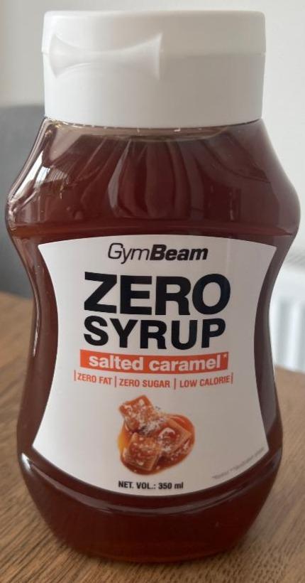 Fotografie - Zero syrup salted caramel GymBeam