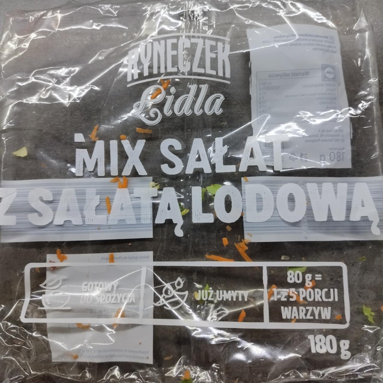 Fotografie - Mix salat salata lodowa Ryneczek Lidla