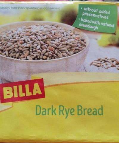Fotografie - celozrnný žitný chléb Dark rye bread Billa