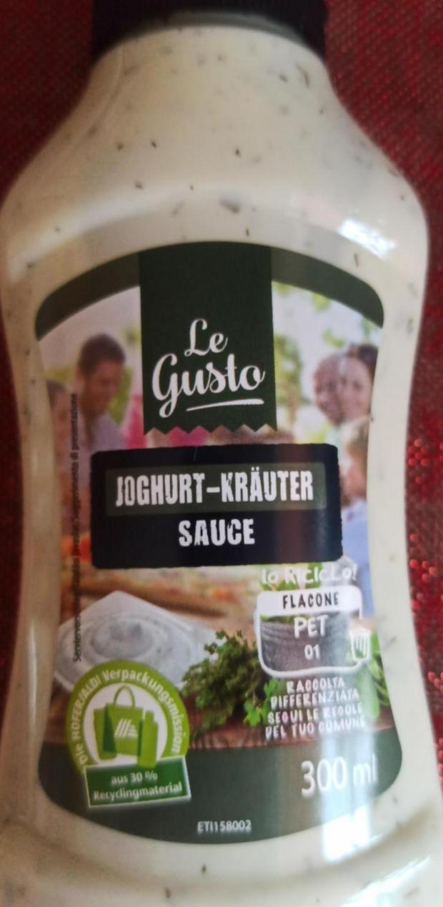 Fotografie - joghurt-kräuter sauce