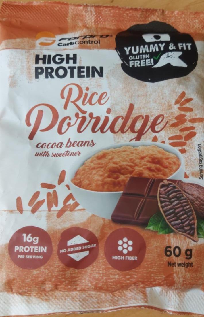 Fotografie - High Protein Rice Porridge Cocoa beans Forpro