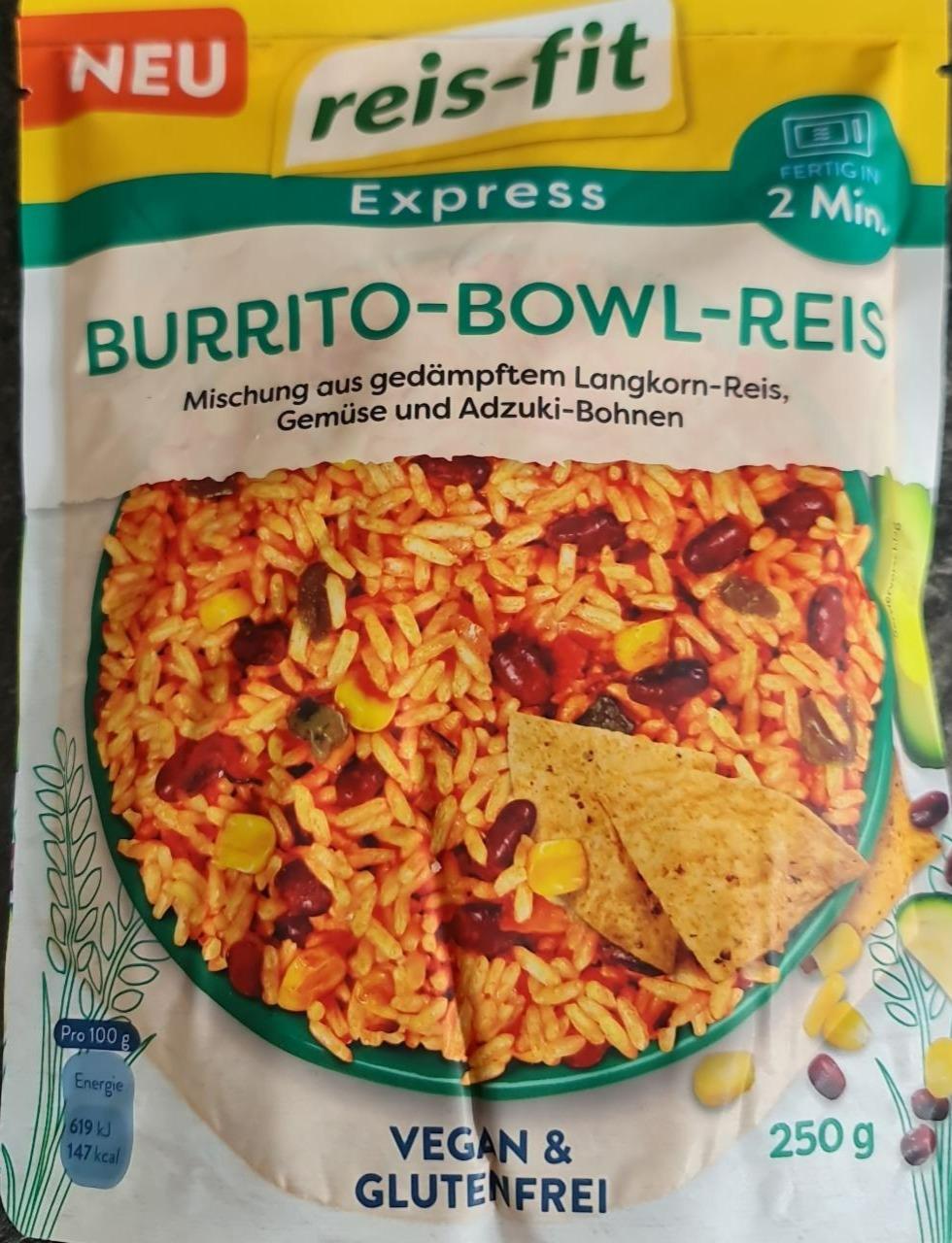 Fotografie - Burrito-Bowl-Reis Reis-fit