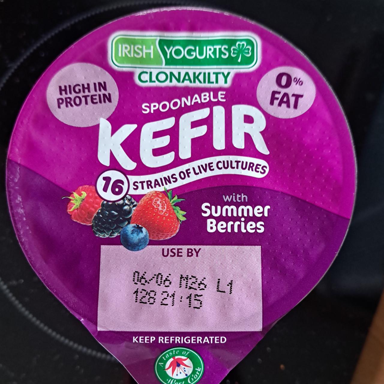 Fotografie - Kefir with Summer Berries IrishYogurts