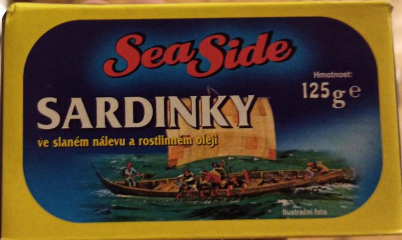 Fotografie - Sardinky ve slaném nálevu a rostlinném oleji Sea Side