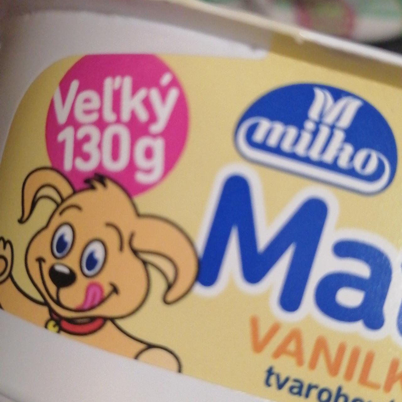 Fotografie - Maťko vanilkový tvarohový Milko