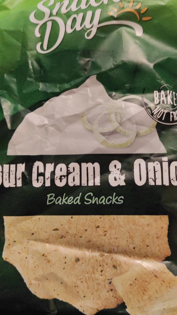 Fotografie - Sour Cream & Onion Baked Snacks Snack Day
