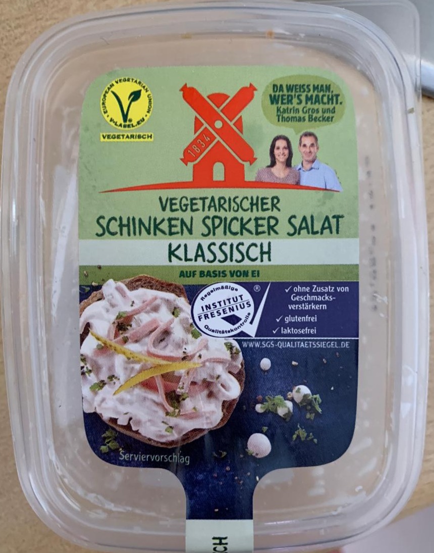 Fotografie - Vegetarisch Schinken Spicker Salat Klassisch Rügenwalder Mühle
