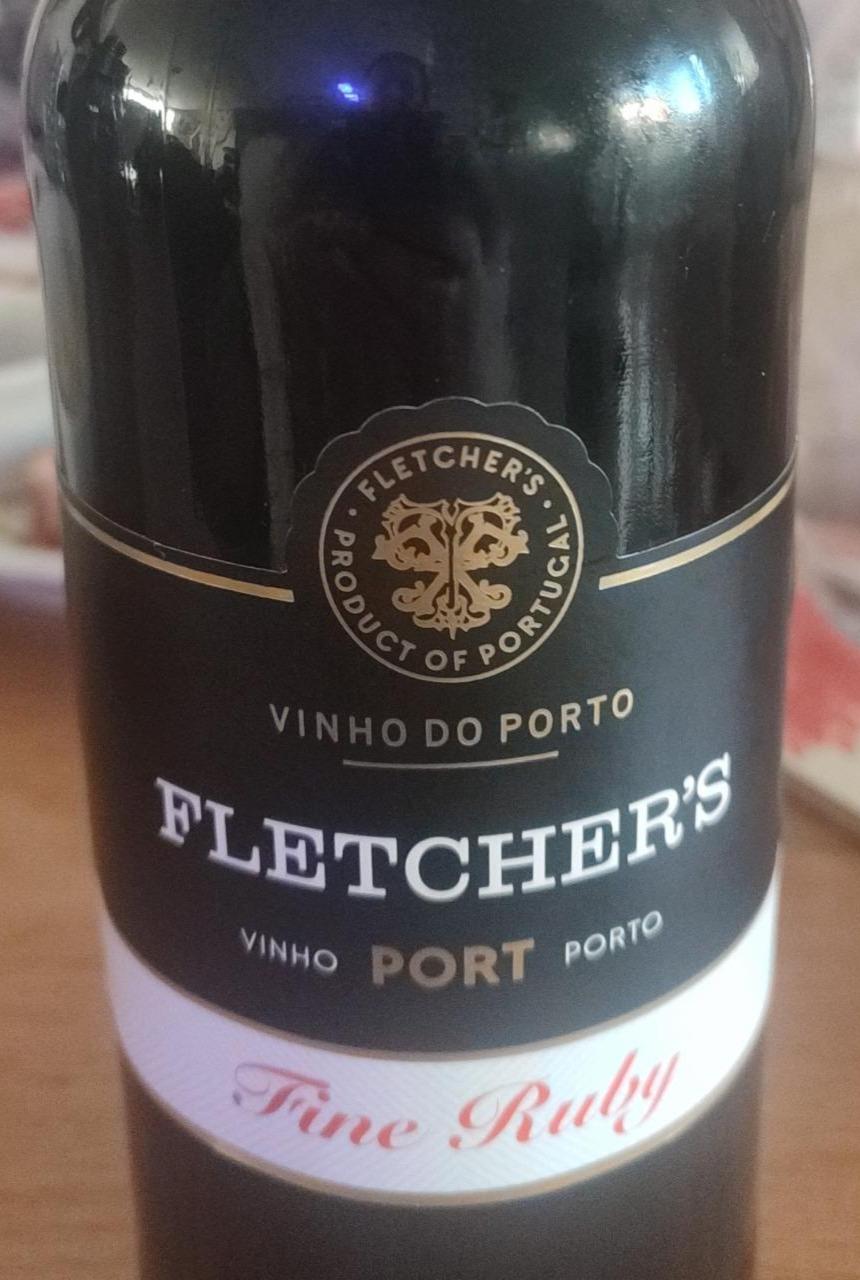Fotografie - Vinho Port Porto Fine Ruby Fletcher's
