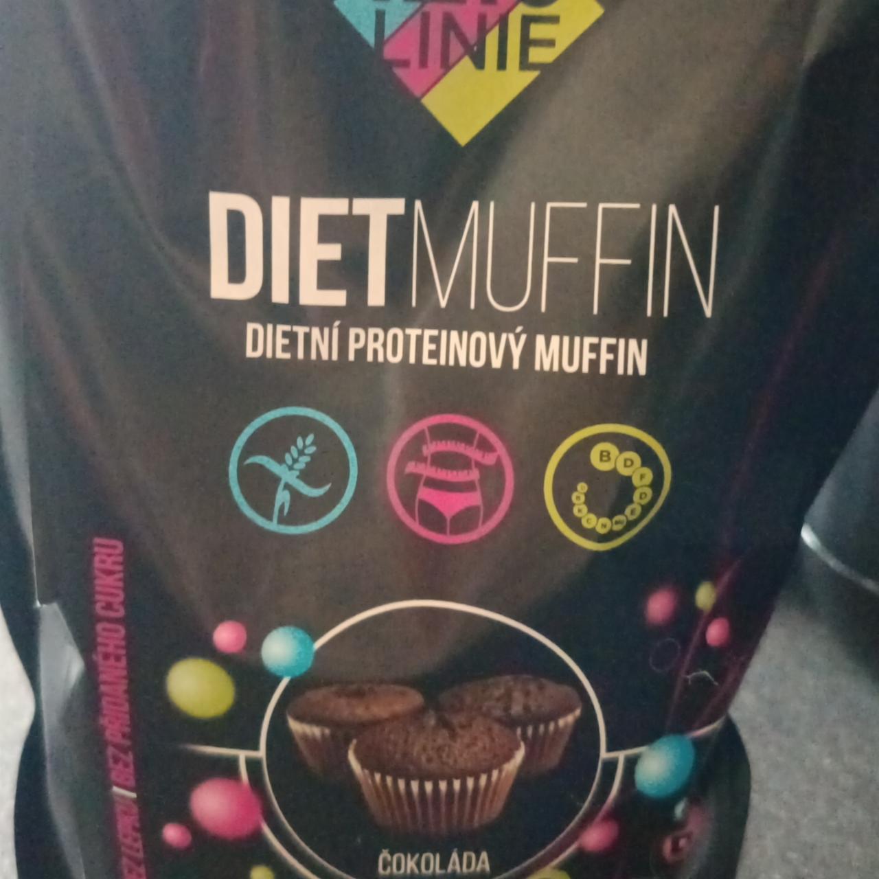 Fotografie - DietMuffin Dietní Proteinový Muffin Čokoláda KetoLinie