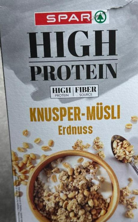 Fotografie - High Protein Knusper-müsli Erdnuss Spar