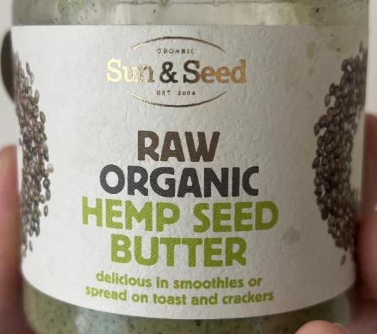Fotografie - Raw Organic Hemp Seed Butter Sun & Seed