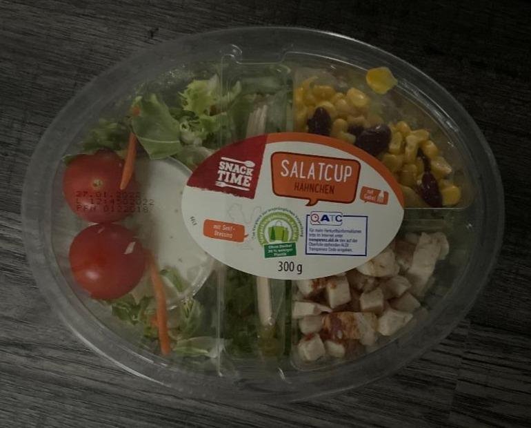 Fotografie - Snacktime Salatcup Hähnchen mit senf dressing