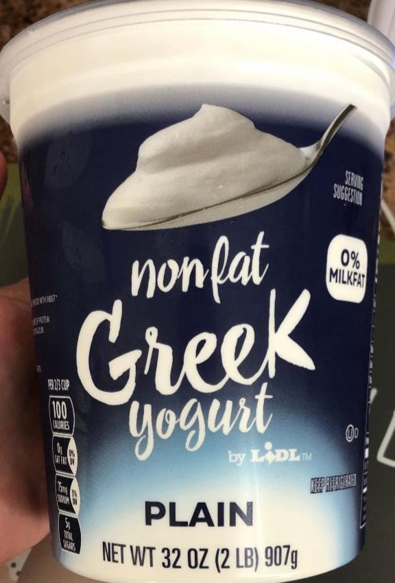 Fotografie - Greek Yogurt Nonfat Plain Lidl