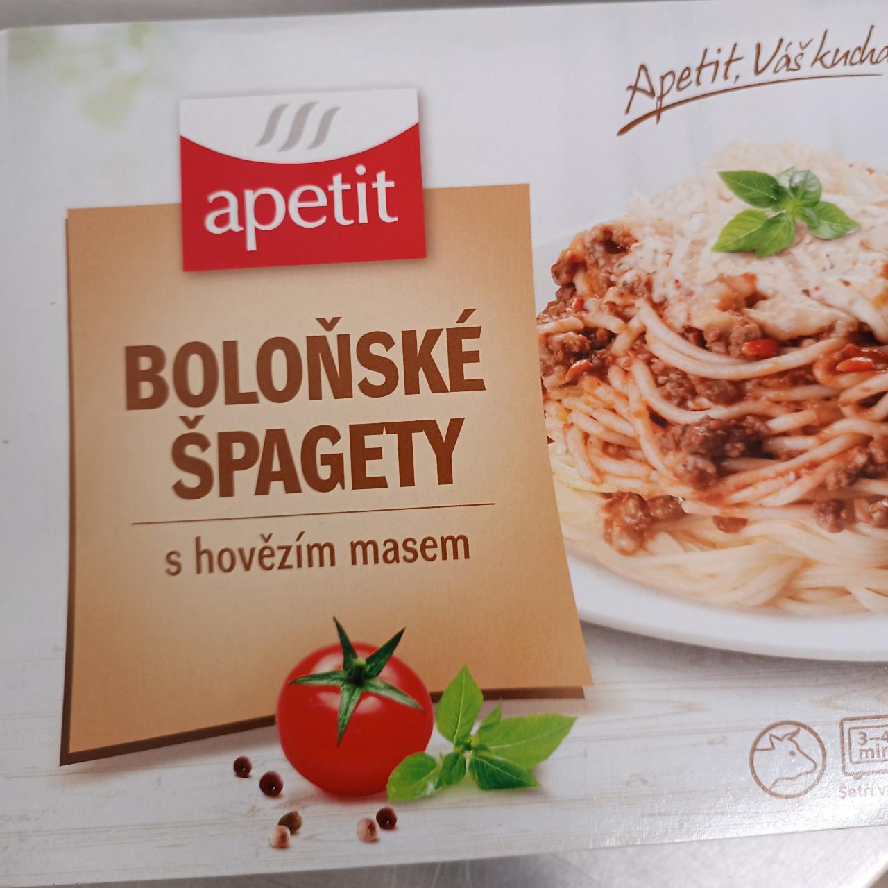 Fotografie - Boloňské špagety s hovězím masem Apetit