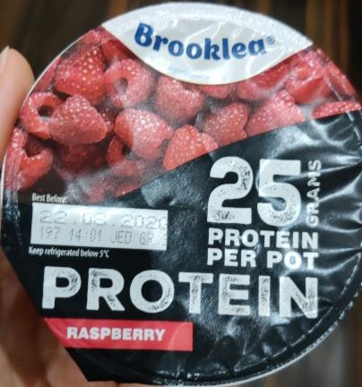 Fotografie - Raspberry protein yoghurt Brooklea
