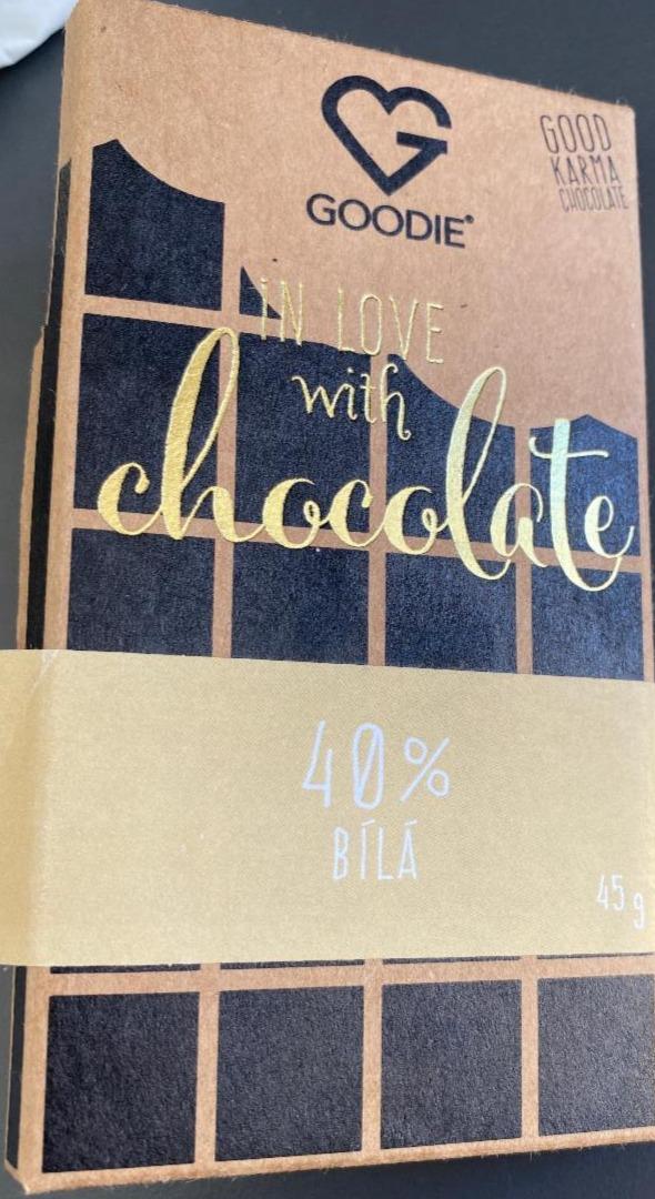 Fotografie - Goodie in love with chocolate 40% bílá