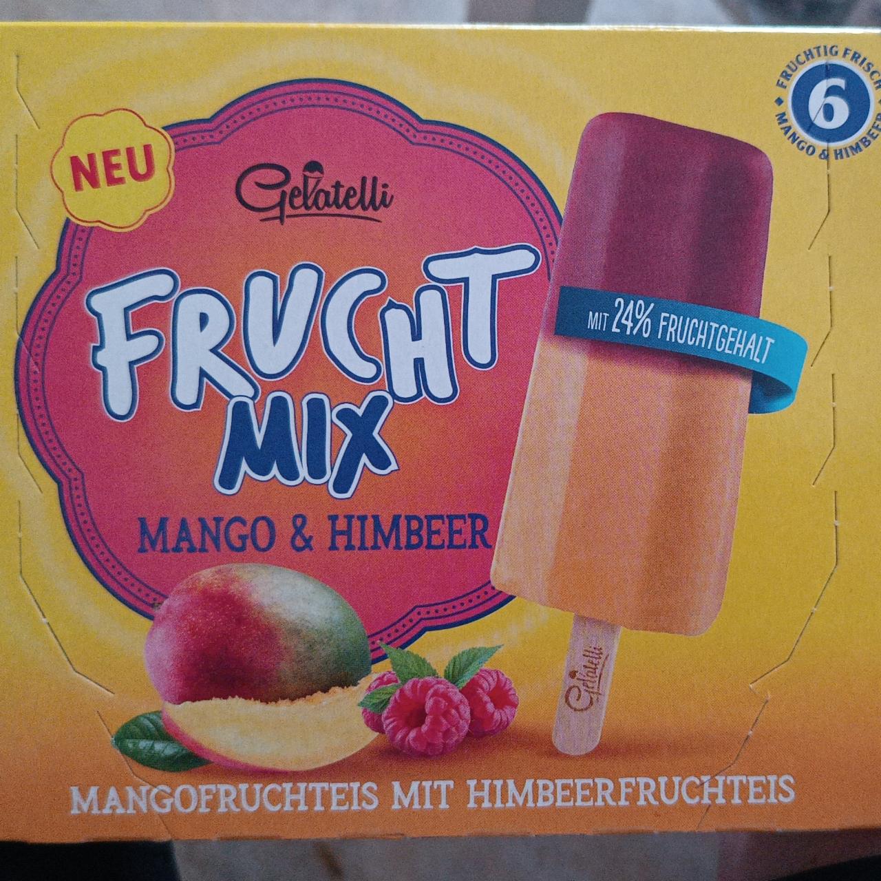 Fotografie - Frucht Mix Mango & Himbeer Gelatelli