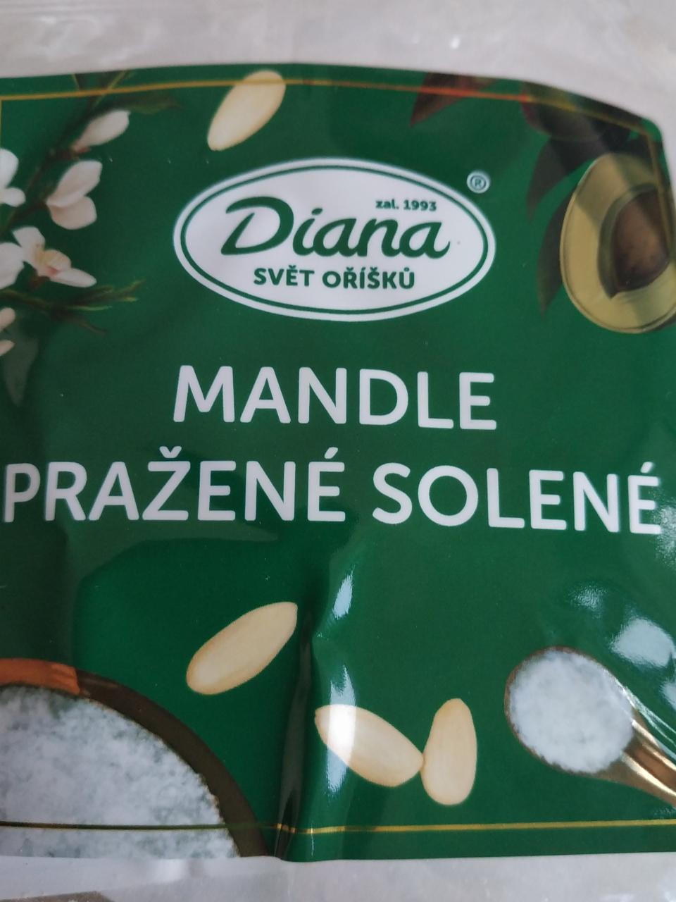 Fotografie - Mandle pražené solené Diana Svět oříšků