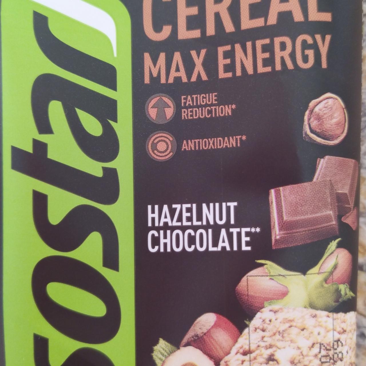 Fotografie - Cereal Max Energy Hazelnut Chocolate Isostar