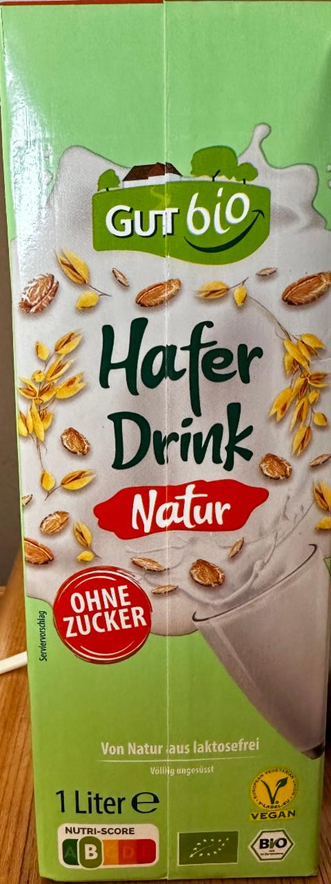 Fotografie - Hafer Drink Natur GutBio