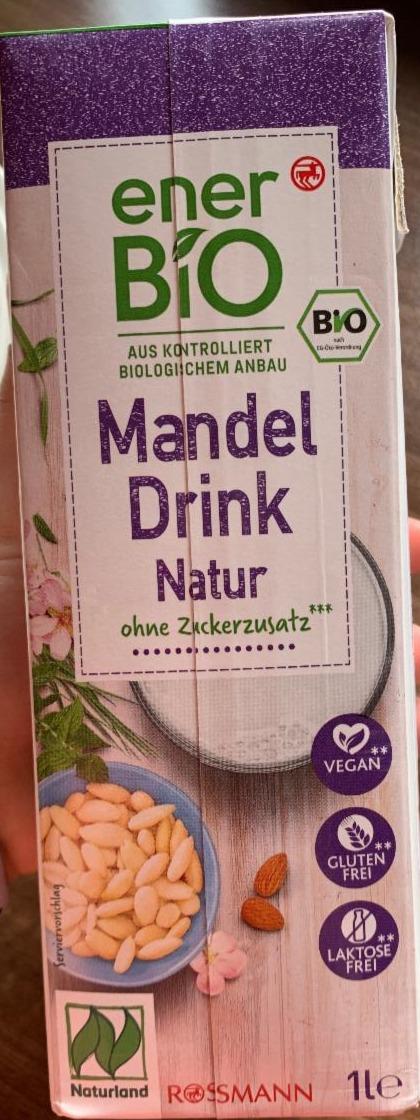 Fotografie - Mandeln Drink Natur ohne Zuckerzusatz EnerBio