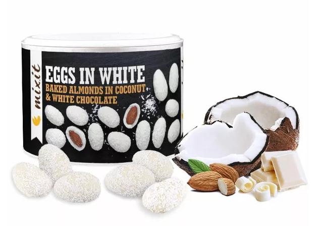 Fotografie - Eggs in White Baked almonds in coconut & White chocolate Mixit
