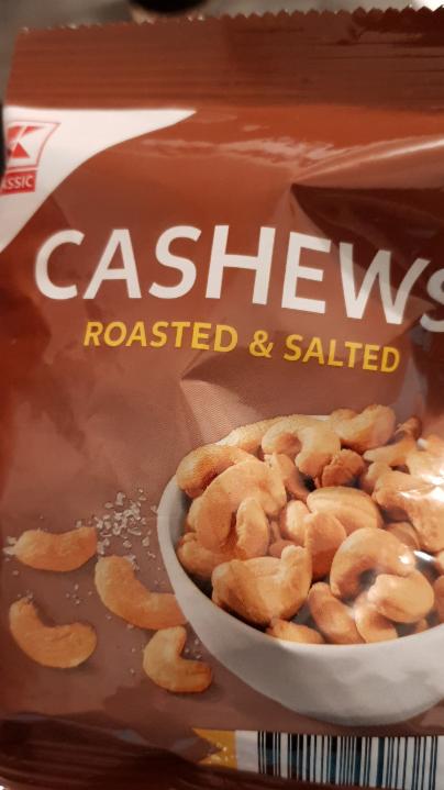Fotografie - cashews roasted & salted K-Classic
