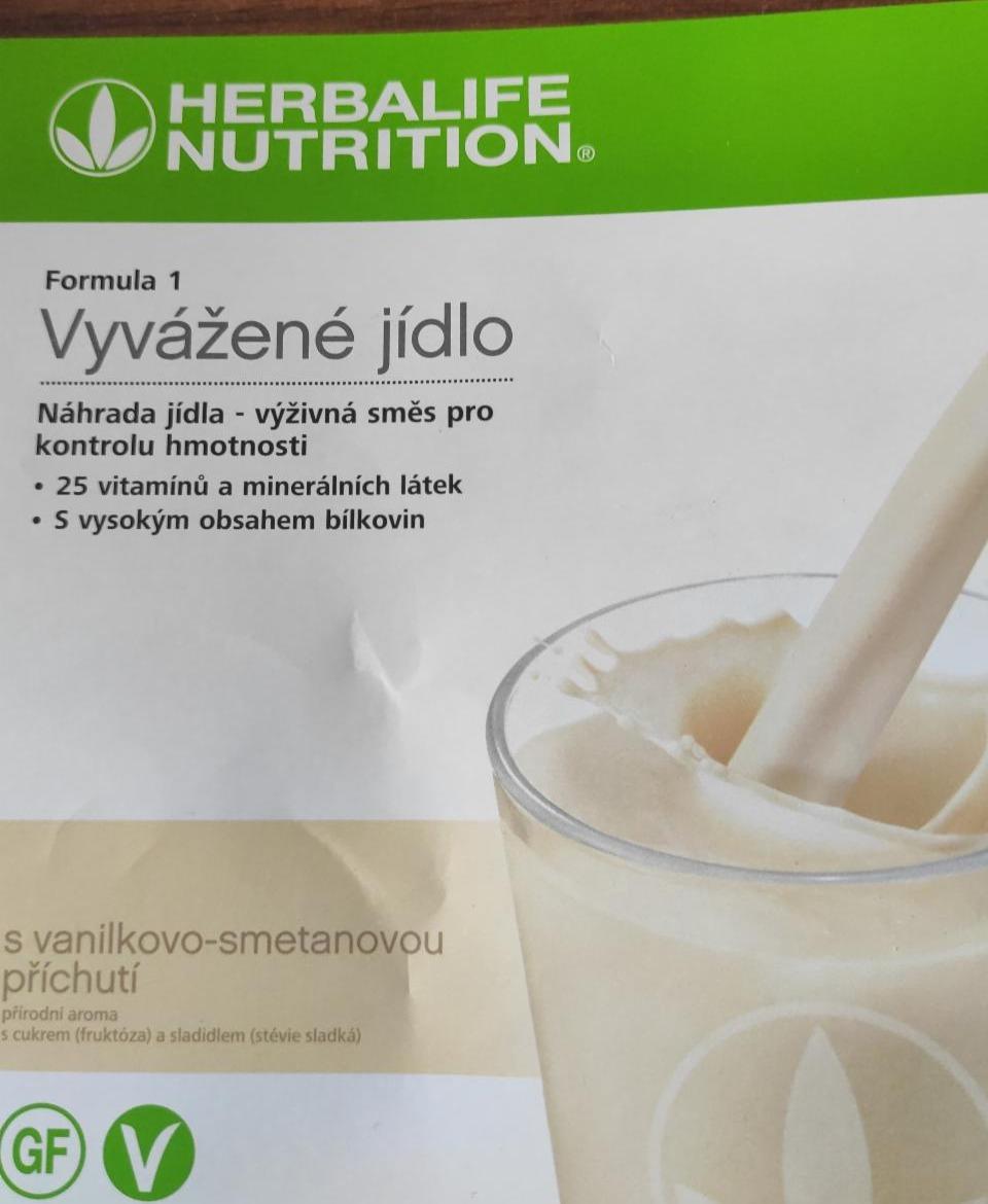Fotografie - Formula 1 Vyvážené jídlo s vanilkovo-smetanou příchutí Herbalife Nutrition