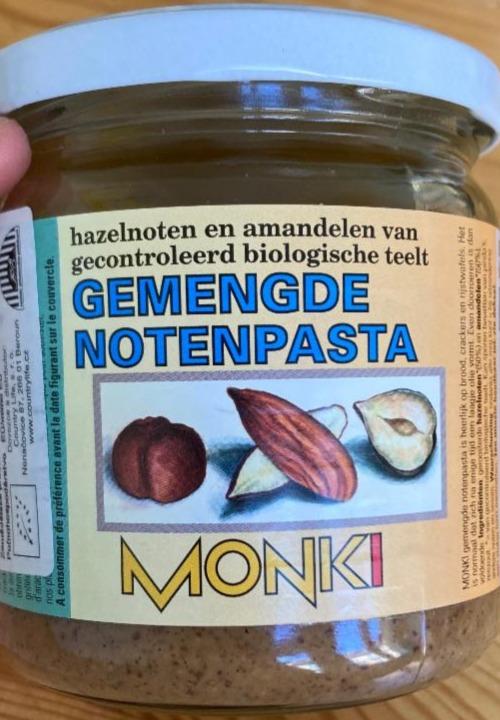 Fotografie - Bio Gemengde Notenpasta (krém z pražených mandlí a lískových ořechů) Monki