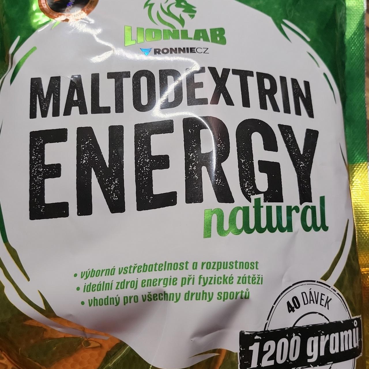 Fotografie - Maltodextrin energy natural Lionlab