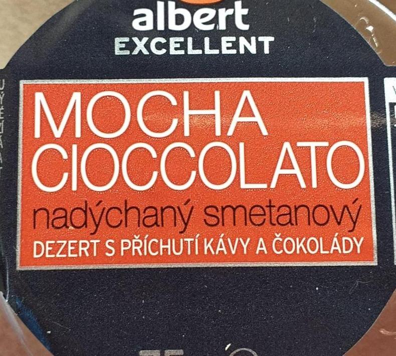Fotografie - Mocha Cioccolato nadýchaný smetanový dezert s příchutí kávy a čokolády Albert Excellent