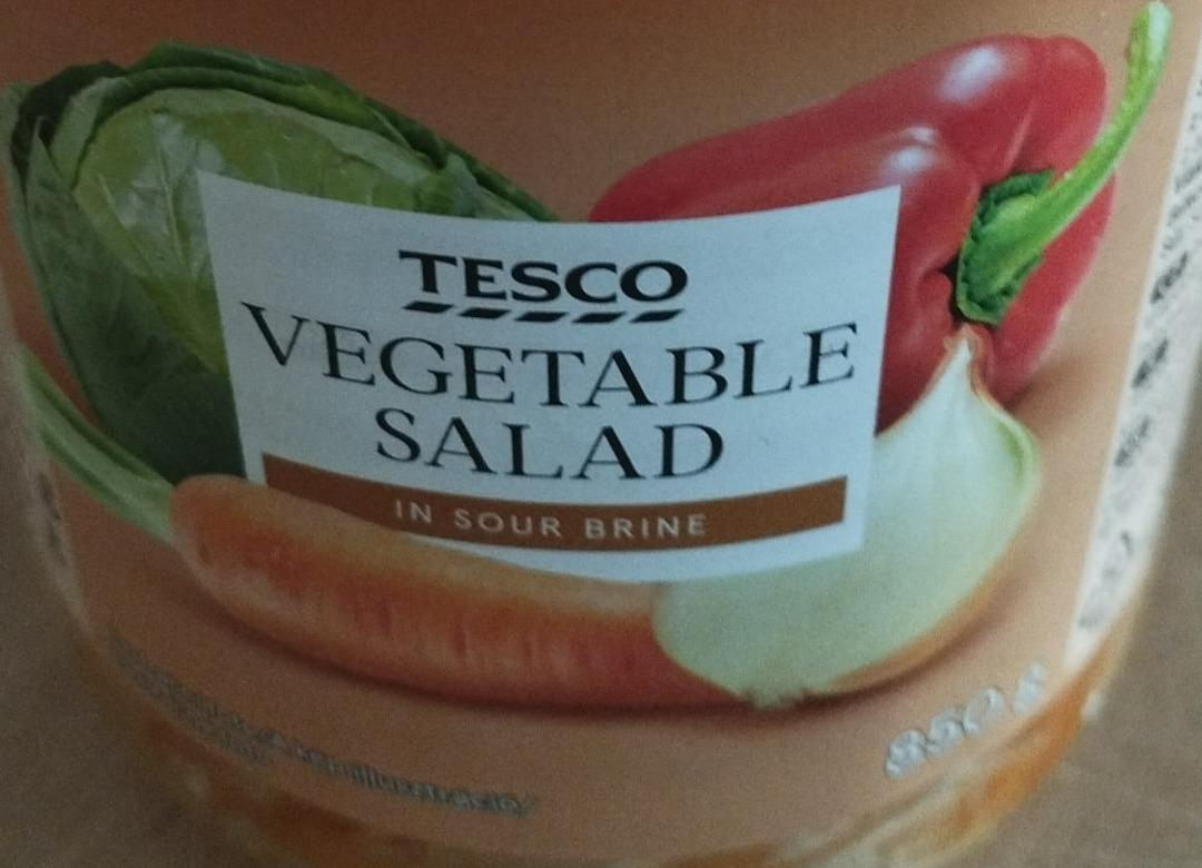 Fotografie - Vegetable salad in sour brine Tesco